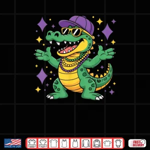 Design Mardi Gras Alligator New Orleans Parties Shirt