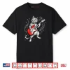 Cat Playing Guitar Rock and Roll Humor Shirt