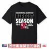 Indiana Hoosiers 2025 National Champions Perfect Season 16 0 Shirt