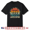 Vintage 1966 60Th Birthday Gift Men Women 60 Years Old Shirt