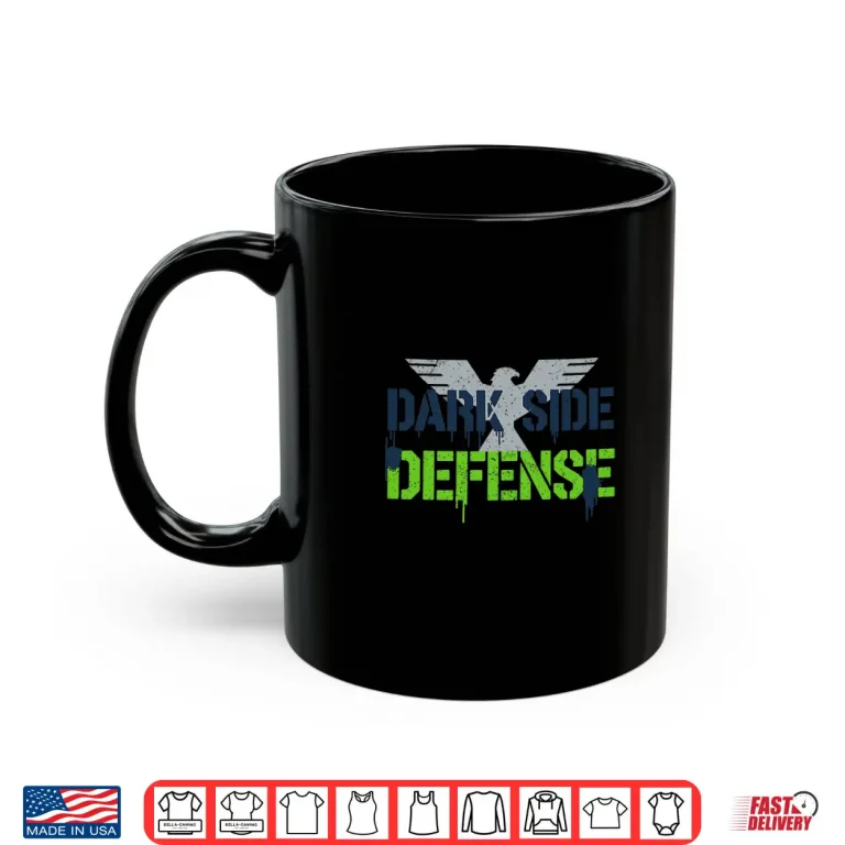 Mug The Dark Side Defense Football Design Shirt