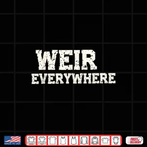 Design Retro Weir Everywhere Vintage 60S Rock Lover Womens Mens Shirt