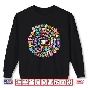 Sweatshirt Pi Day Vintage Pi Number 314 Spiral Pi Math Teacher Student Shirt