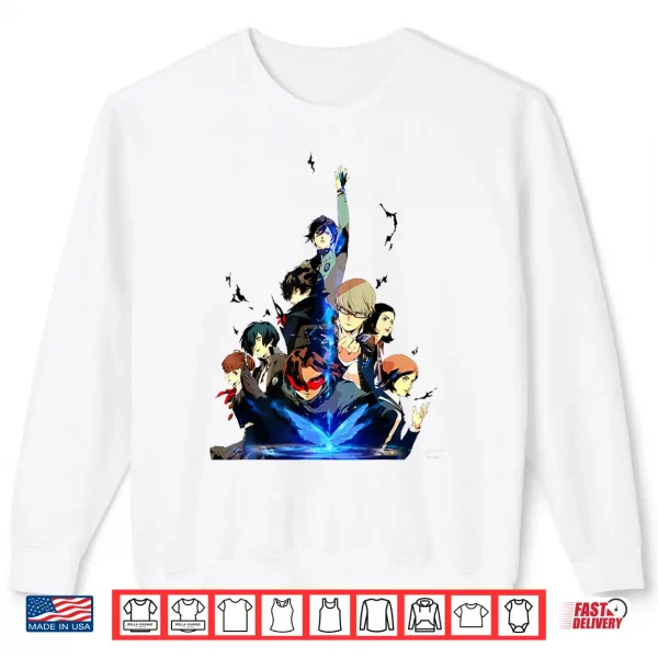 Sweatshirt Persona 30Th Anniversary Key Art White Logo Atlus Shirt