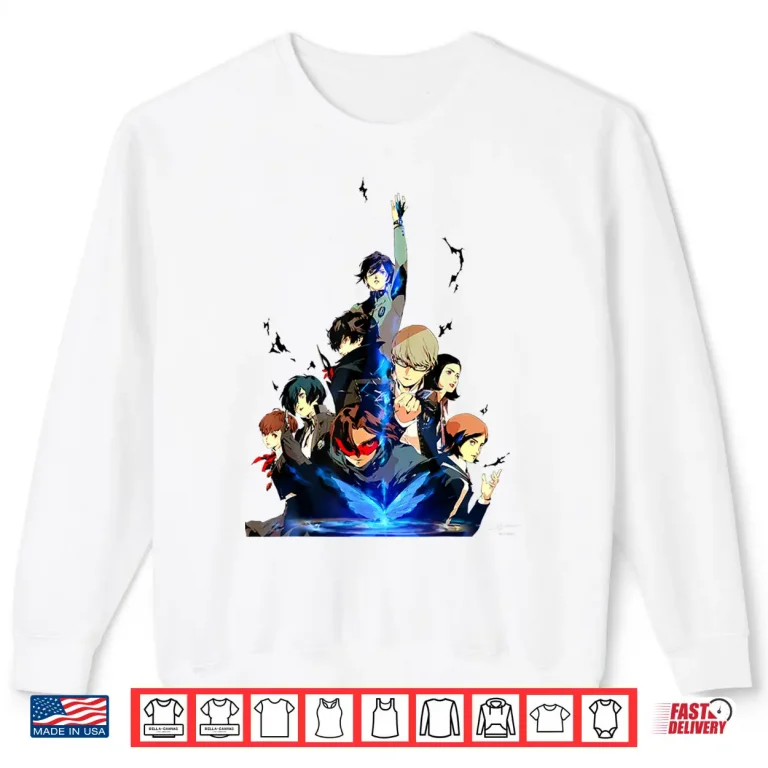 Persona 30Th Anniversary Key Art (White Logo) Atlus Shirt 2 Sweatshirt Persona 30Th Anniversary Key Art White Logo Atlus Shirt