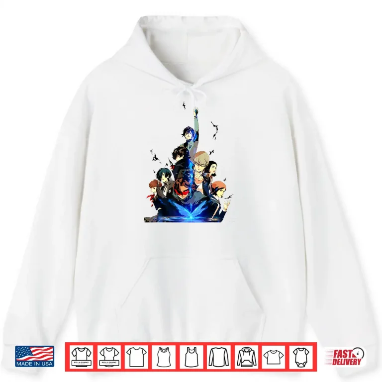 Persona 30Th Anniversary Key Art (White Logo) Atlus Shirt 1 Hoodie Persona 30Th Anniversary Key Art White Logo Atlus Shirt