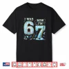 Ice Hockey Birthday Boy I Was 6 Now I’M 7 Six Seven 67 Shirt