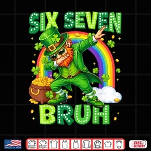 Design Funny Dabbing Leprechaun Irish St Patrick Men Boy Kid Shirt