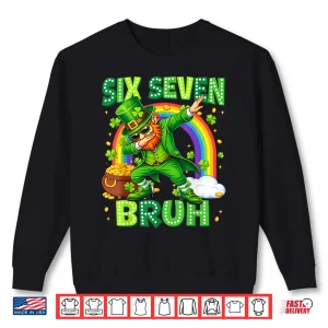 Sweatshirt Funny Dabbing Leprechaun Irish St Patrick Men Boy Kid Shirt