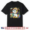 Cute Unicorn 100 Days Of School Smarter 100Th Day Girls Kids Shirt