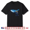 Blue Whale Scuba Diver Ocean Adventure Design Shirt