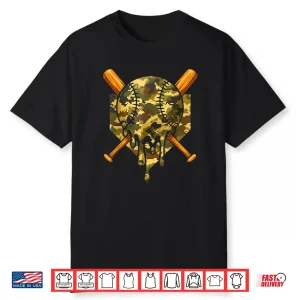 Baseball Camo Boys Ice Cream Youth Baseball Shirt