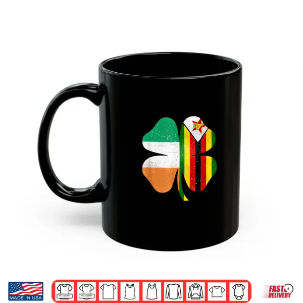 Mug Zimbabwean Irish Shamrock Zimbabwe Ireland St. PatrickS Day Shirt