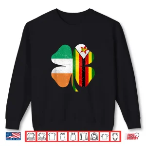 Sweatshirt Zimbabwean Irish Shamrock Zimbabwe Ireland St. PatrickS Day Shirt