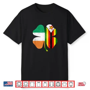 Zimbabwean Irish Shamrock Zimbabwe Ireland St. Patrick’S Day Shirt