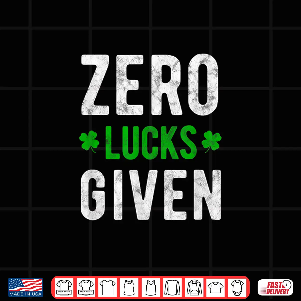 Zero Lucks Given St Patrick’S Day Shirt Party Drinking Tee Zero Lucks Given St Patrick’S Day Shirt Party Drinking Tee