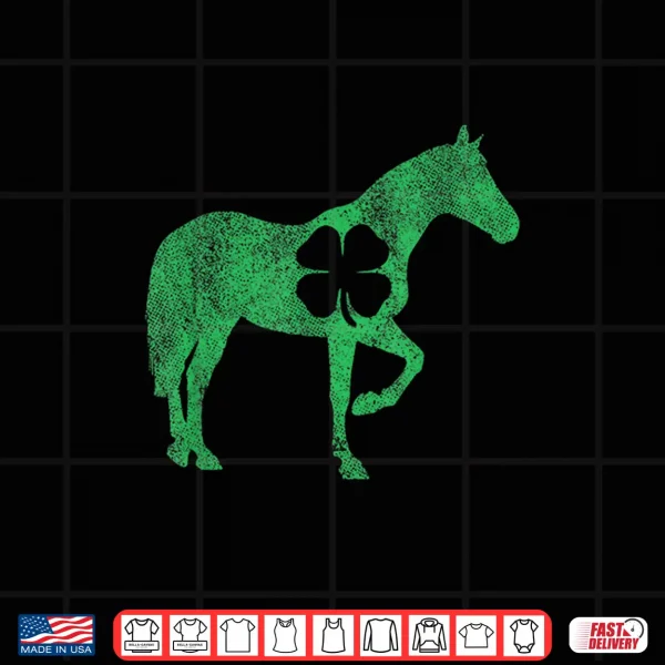 St Patrick'S Day Shamrock Horse Irish Green Saint Paddy'S Shirt 4 Design St PatrickS Day Shamrock Horse Irish Green Saint PaddyS Shirt