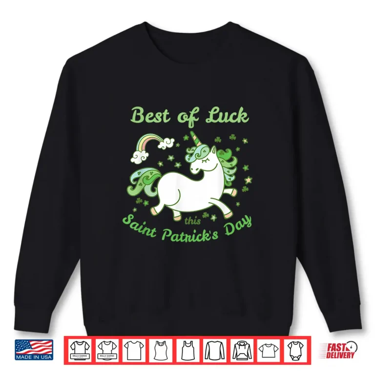 Sweatshirt Magical St. PatrickS Day Mythical And Pretty Unicorn Shirt