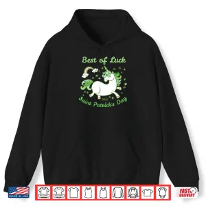 Hoodie Magical St. PatrickS Day Mythical And Pretty Unicorn Shirt