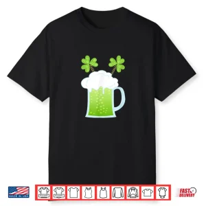 Green Beer Day T Shirt St Pattys Paddys Day Drinking Top Shirt
