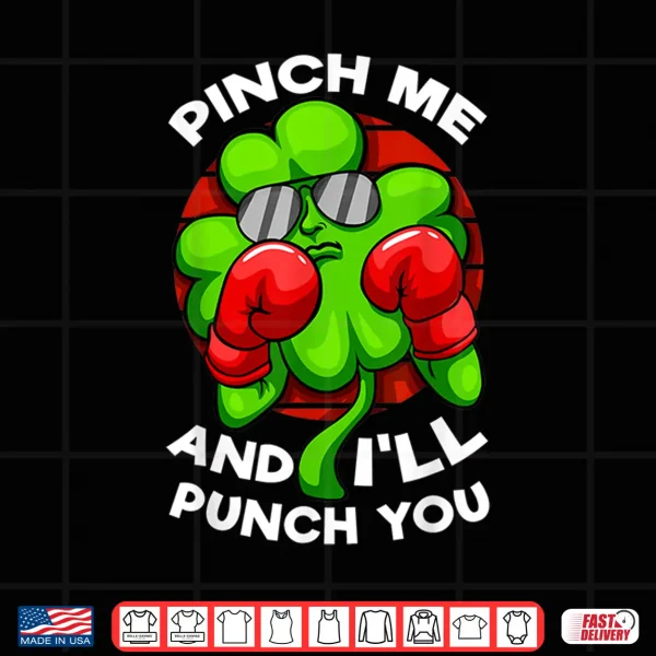 Design Boxing Clover St PatrickS Day Boys Girls Punching Boxers Shirt