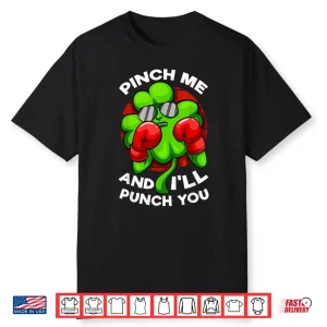 Boxing Clover St Patrick’S Day Boys Girls Punching Boxers Shirt