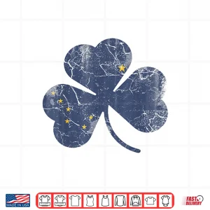 Design Alaska Flag Shamrock Irish St Patricks Day Alaskan Shirt