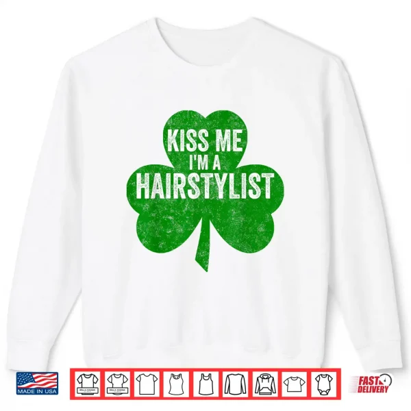 Sweatshirt Womens St Patricks Day Shirt For Women Love Shamrock Irish Lucky Shirt