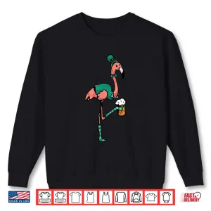 St. Paddy'S Day Flamingo With Beer St. Patrick'S Day Shirt 2 Sweatshirt St. PaddyS Day Flamingo With Beer St. PatrickS Day Shirt
