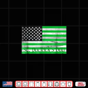 Design St PatrickS Day Irish Patriotic Usa T Shirt Us Flag