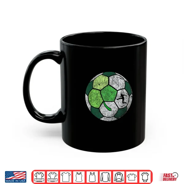 Mug Soccer Shamrock Ball For Boys Men St. PatrickS Day Shirt