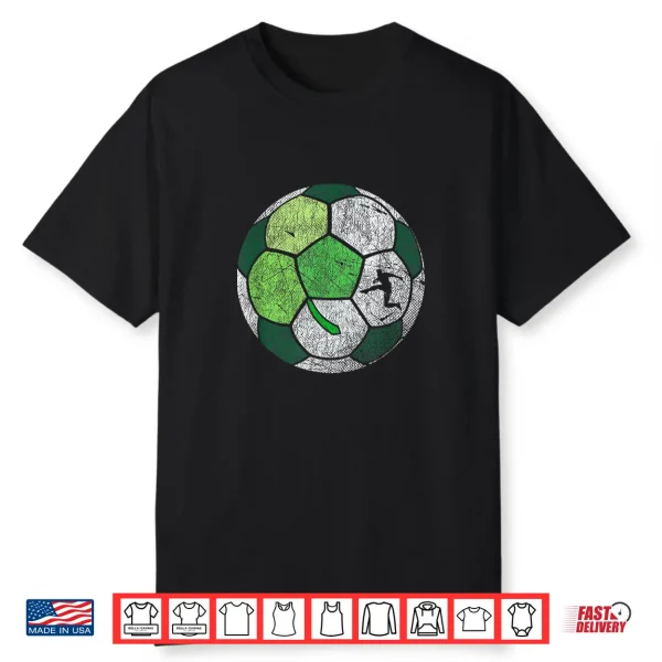 Soccer Shamrock Ball For Boys Men St. Patrick’S Day Shirt