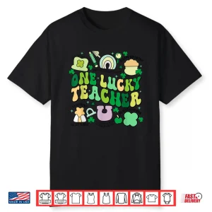 One Lucky Teacher St. Patrick’S Day Irish Teacher Lucky Era Shirt