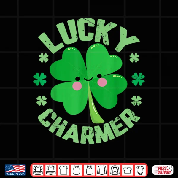 Design Lucky Charmer Shirt Teacher Student School St. PatrickS Day Shirt