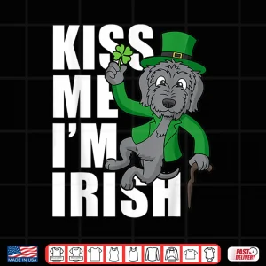 Kiss Me I'M Irish Wolfhound Shirt St Patricks Day 4 Design Kiss Me IM Irish Wolfhound Shirt St Patricks Day