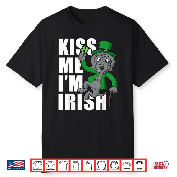 Kiss Me I’M Irish Wolfhound Shirt St Patricks Day
