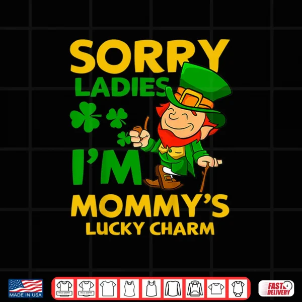 Design Kids MommyS Lucky Charm St Patricks Day Toddler Boy Leprechaun Shirt