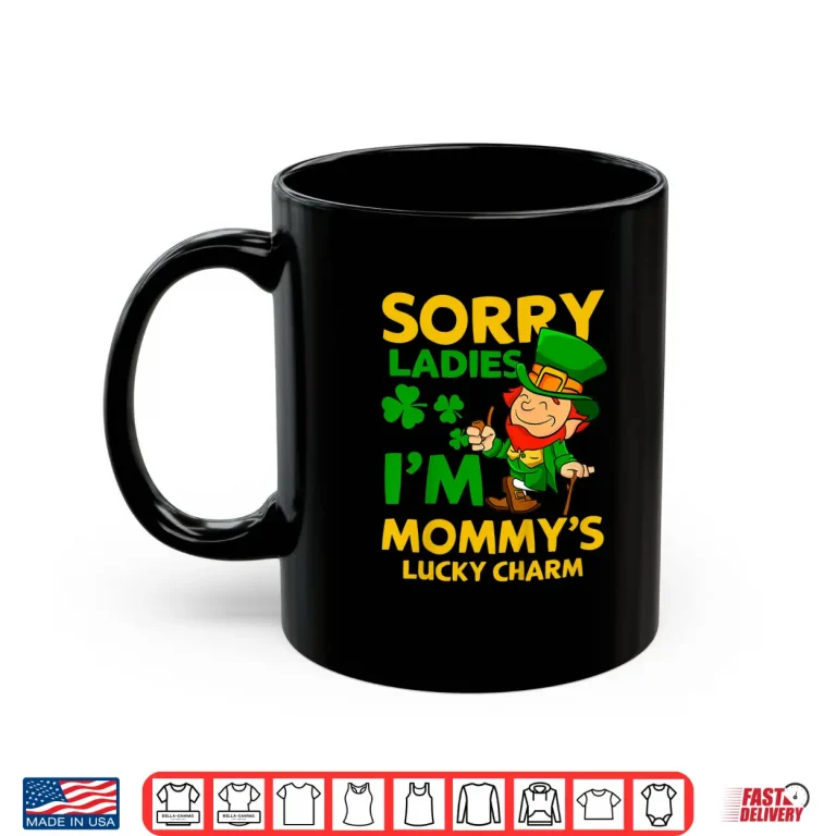 Mug Kids MommyS Lucky Charm St Patricks Day Toddler Boy Leprechaun Shirt