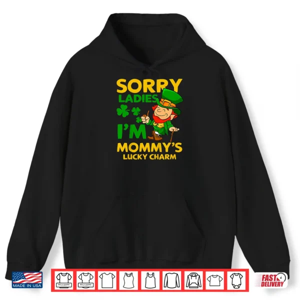 Hoodie Kids MommyS Lucky Charm St Patricks Day Toddler Boy Leprechaun Shirt