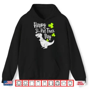 Hoodie Kids Happy St. Pat T Rex Day Cute St. PatrickS Pun Gift Shirt