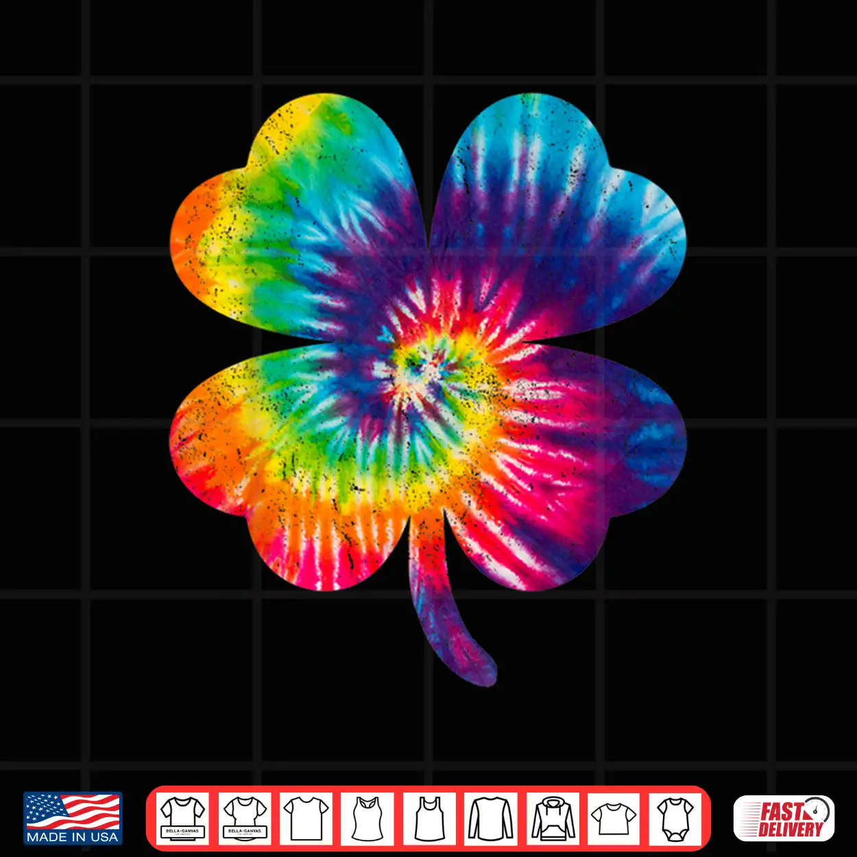 Irish Shamrock Tie Dye Happy St Patrick’S Day 2024 Shirt Irish Shamrock Tie Dye Happy St Patrick’S Day 2024 Shirt