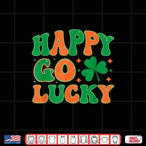 Happy Go Lucky St. Patrick'S Day T Shirt Boys Girls Kids Shirt 4 Design Happy Go Lucky St. PatrickS Day T Shirt Boys Girls Kids Shirt