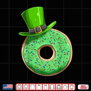 Design Donut St. PatrickS Day Donut Irish Pastry Chef Donut Lovers Shirt