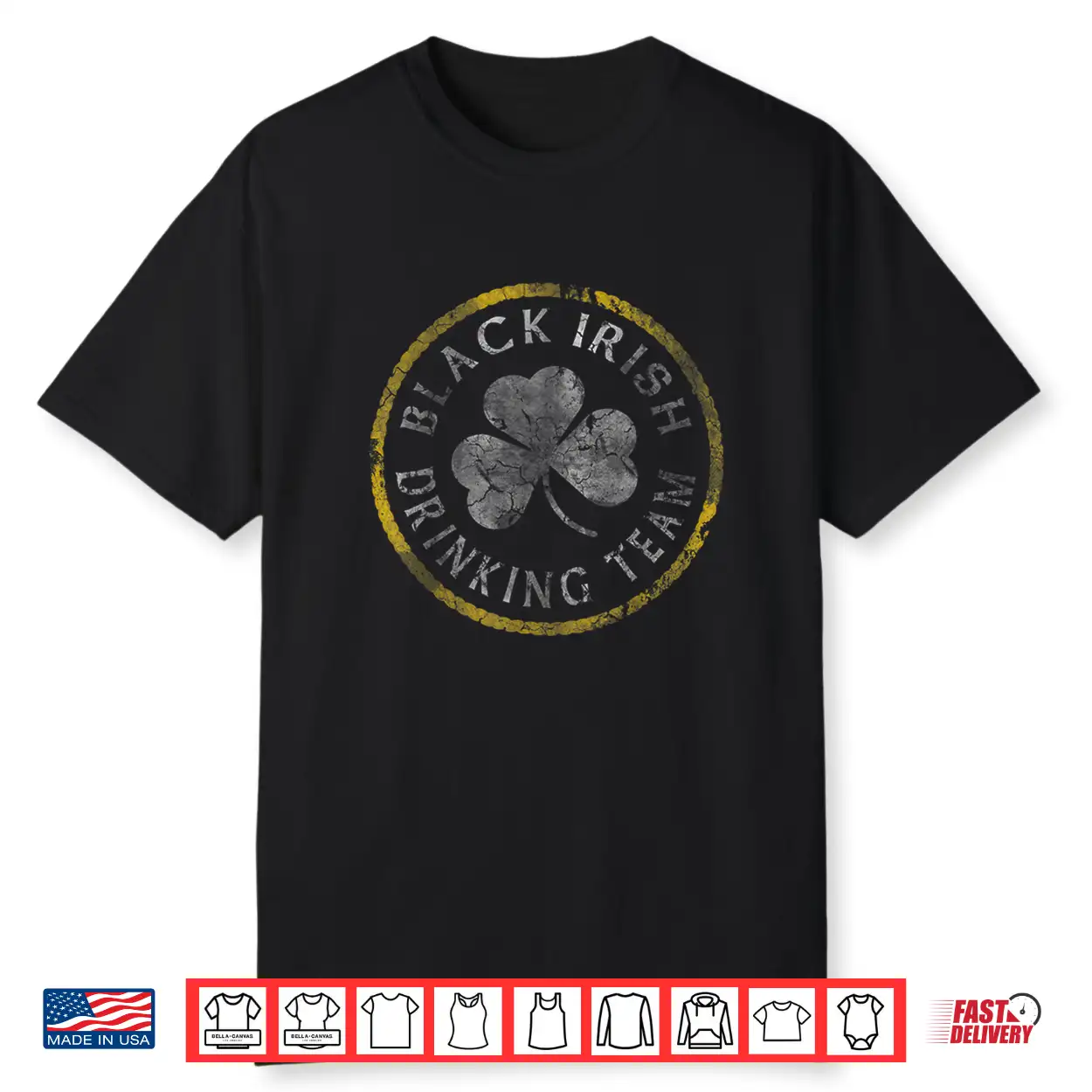 Black Irish Drinking Team Shirt St Patrick’S Day Black Irish Drinking Team Shirt St Patrick’S Day