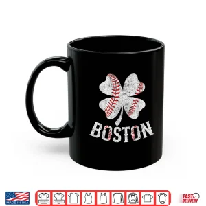 Mug Baseball Shamrock Lucky Clover Boston St PatrickS Day Shirt