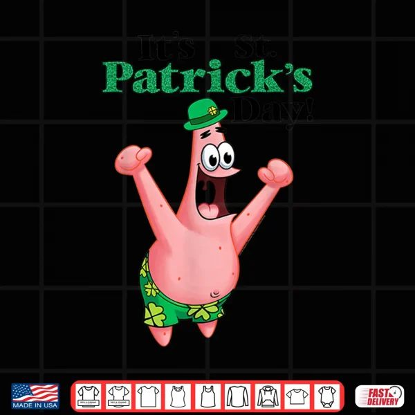Design Spongebob St. PatrickS Day Shirt