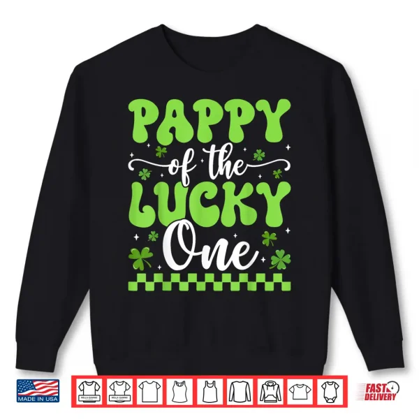 Sweatshirt Pappy Of The Lucky One 1St Birthday St PatrickS Day Shirt