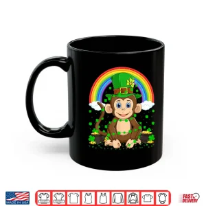 Mug Magical Rainbow Leprechaun Hat Monkey St. PatrickS Day Shirt