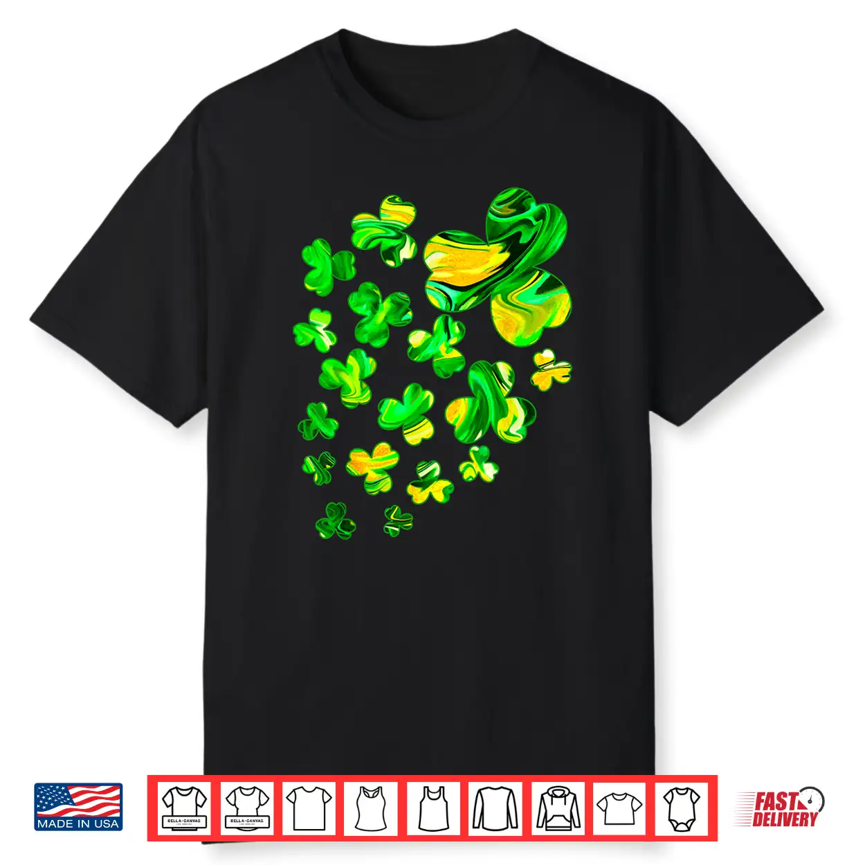 Irish Shamrock Tie Dye Happy St Patrick’S Day Go Lucky Shirt Irish Shamrock Tie Dye Happy St Patrick’S Day Go Lucky Shirt
