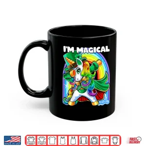 Mug IM Magical St. PatrickS Day Dabbing Unicorn Leprechaun Shirt